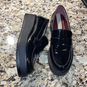 Franco Sarto Black Loafers